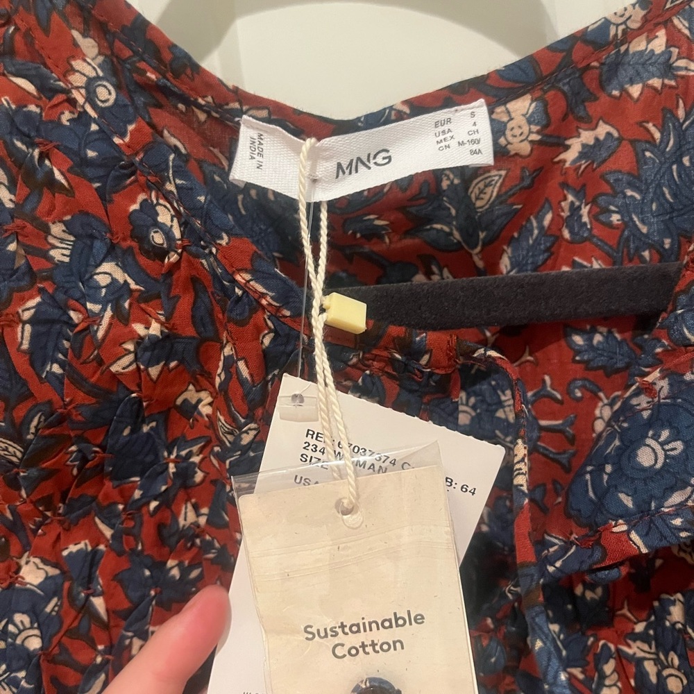 Mango Patterned Blouse - Picture 2 of 3